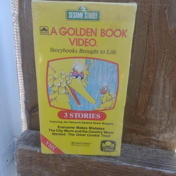 🎁 🆕 sesame Street a golden book video VHS sealed - Picture 3 of 4